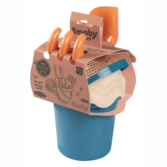 Smoby green strandset blauw, 3dlg.