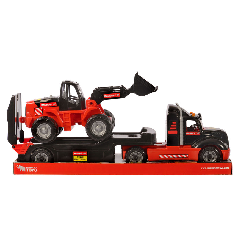 Load image into Gallery viewer, Mammoet toys cavallino mammoet torpedo vrachtwagen met graafmachine
