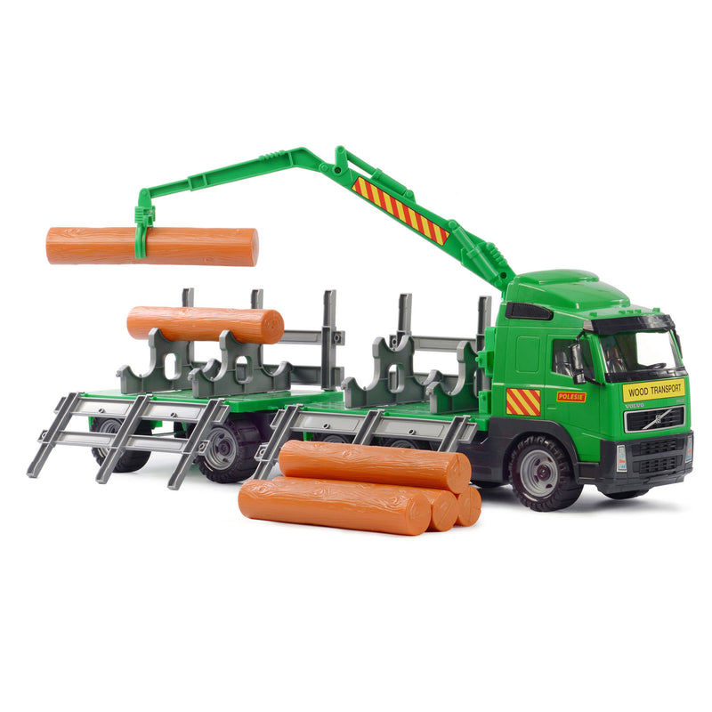 Load image into Gallery viewer, Cavallino volvo houttransport vrachtwagen met aanhanger
