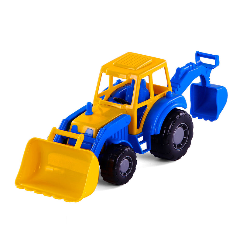 Load image into Gallery viewer, Cavallino tractor met voorlader blauw
