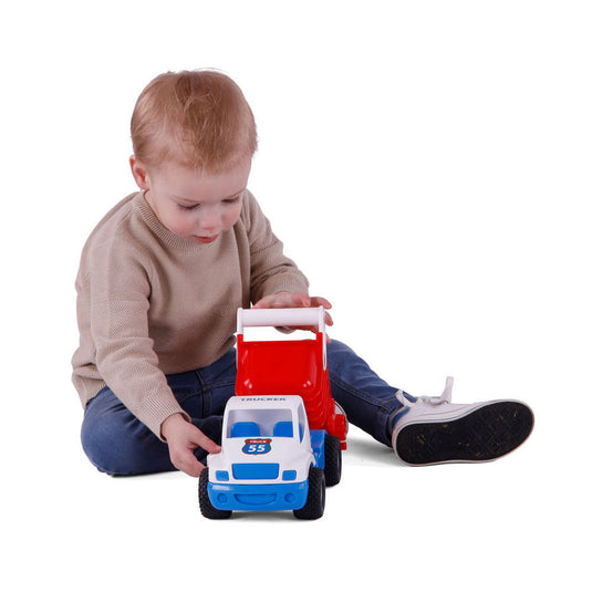 Cavallino grip kiepvrachtwagen met rubberbanden, 26cm