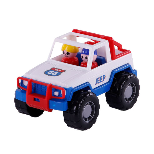 Cavallino jeep met 2 speelfiguren