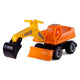 Cavallino mega graafmachine loopauto oranje, 79cm
