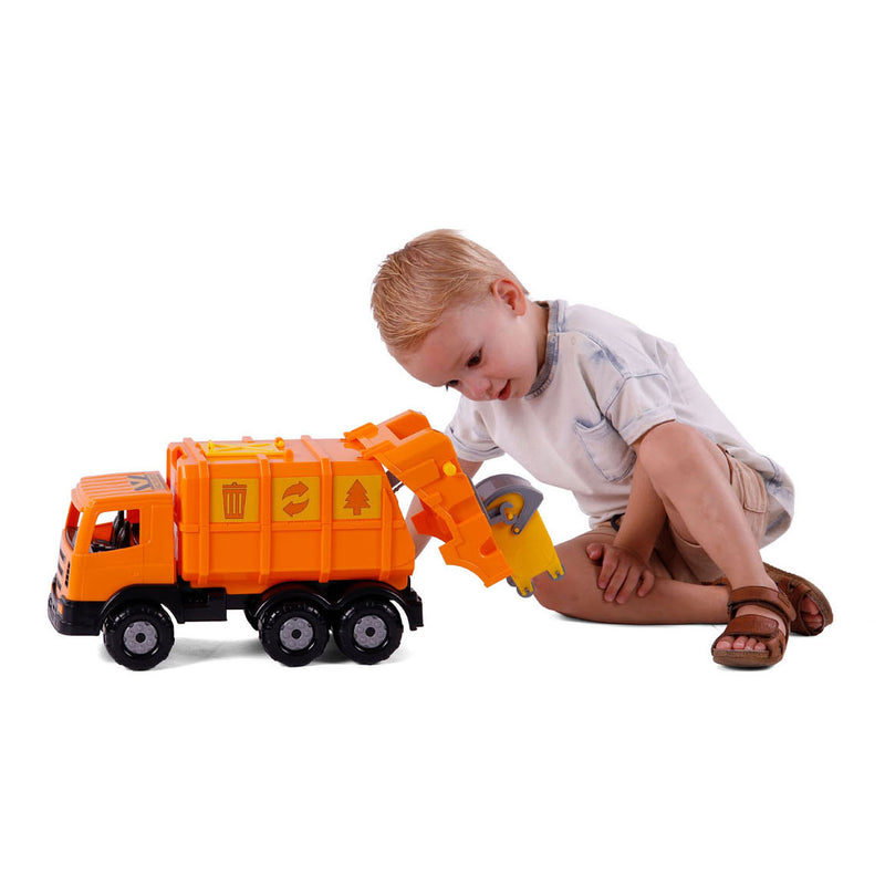 Afbeelding laden in galerijviewer, Cavallino xl vuilniswagen oranje, 42cm
