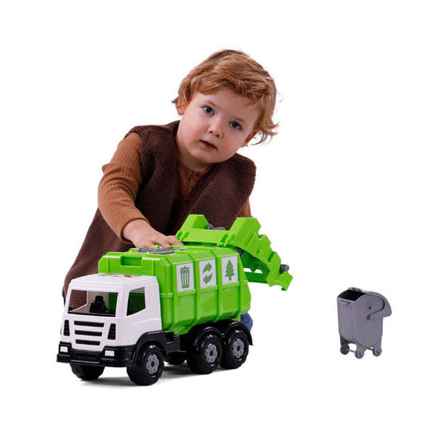 Afbeelding laden in galerijviewer, Cavallino xl vuilniswagen groen, 42cm
