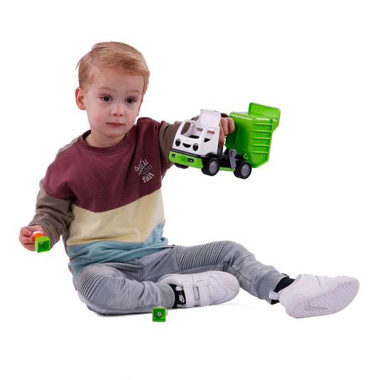 Cavallino mijn eerste kiepvrachtwagen groen, 19cm