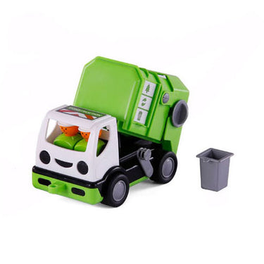 Cavallino mijn eerste vuilniswagen groen, 19cm