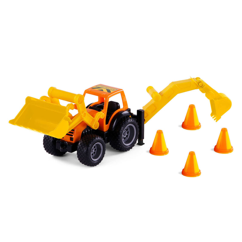 Afbeelding laden in galerijviewer, Cavallino grip graafmachine tractor met rubberbanden, 38,5cm
