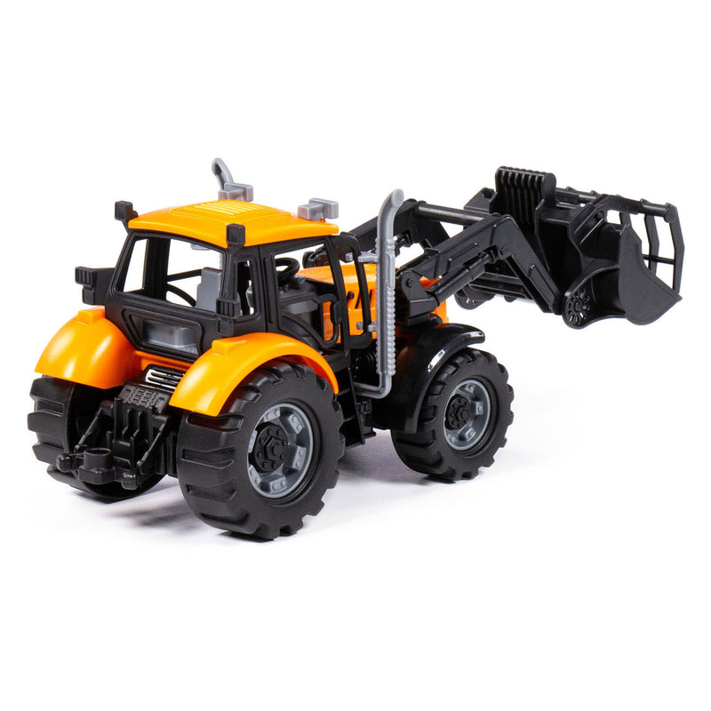 Afbeelding laden in galerijviewer, Cavallino tractor met lader geel, schaal 1:32
