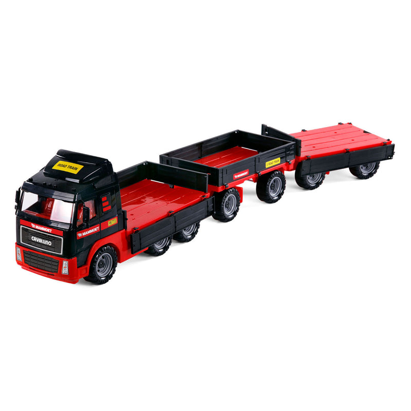Load image into Gallery viewer, Cavallino mammoet vrachtwagen met dubbele aanhanger, schaal 1:16

