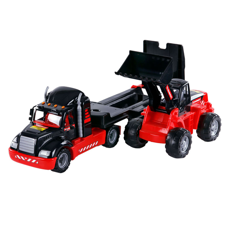 Afbeelding laden in galerijviewer, Cavallino mammoet torpedo vrachtwagen met bulldozer, schaal 1:16
