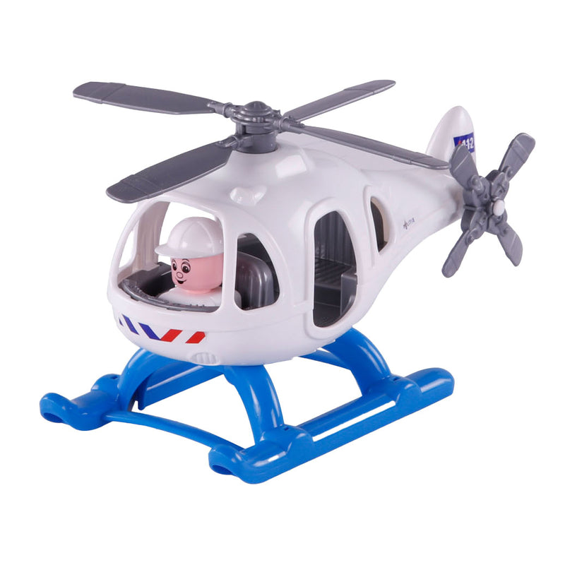 Load image into Gallery viewer, Cavallino politiehelikopter met speelfiguur, 29,5cm
