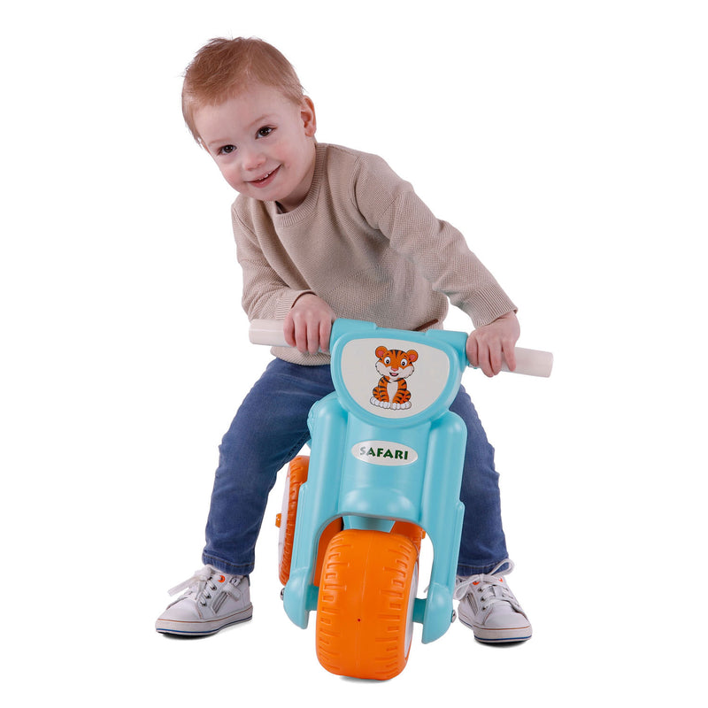 Afbeelding laden in galerijviewer, Cavallino safari motor blauw loopfiets
