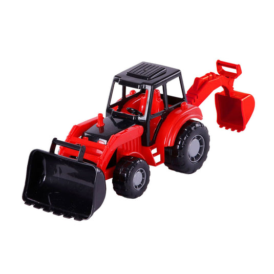 Cavallino junior graafmachine tractor rood