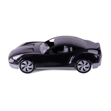 Cavallino raceauto zwart, 36cm