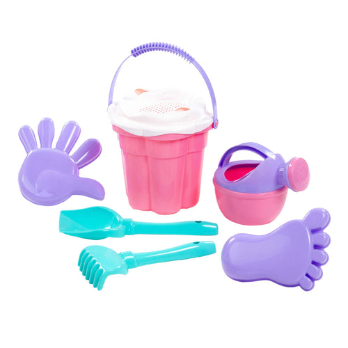 Cavallino klassieke emmerset roze, 7dlg.