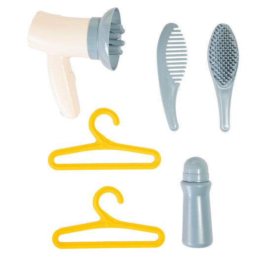 Cavallino poppenbad set pastel, 15dlg.