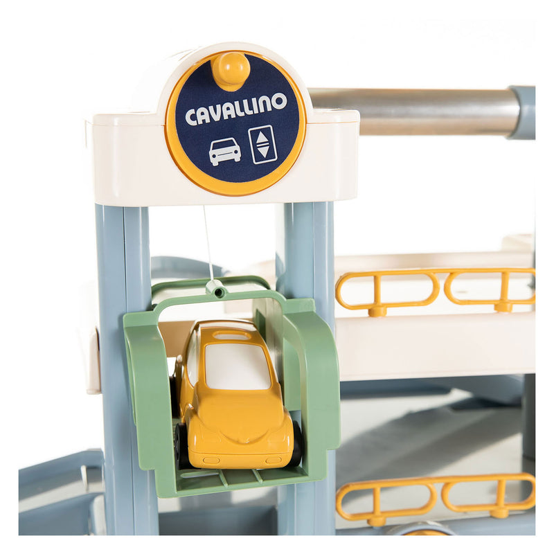 Load image into Gallery viewer, Cavallino luxe garage met auto&#39;s pastelkleuren
