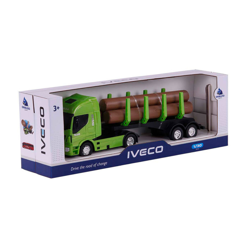 Afbeelding laden in galerijviewer, Cavallino iveco boomstam vrachtwagen schaal 1:30
