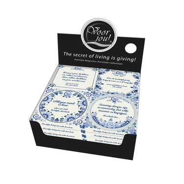 Voor jou tegeltjes chocoladetabletten (24x 90gr)