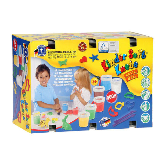 Feuchtmann junior boetseerklei maxi - 6 kleipotjes