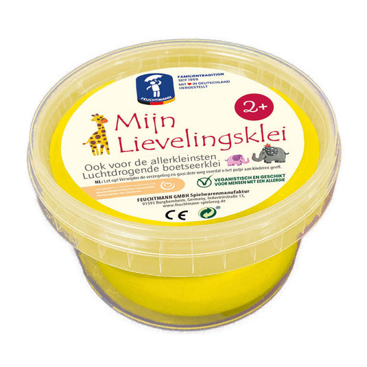Feuchtmann mijn lievelingsklei - geel, 500gr.