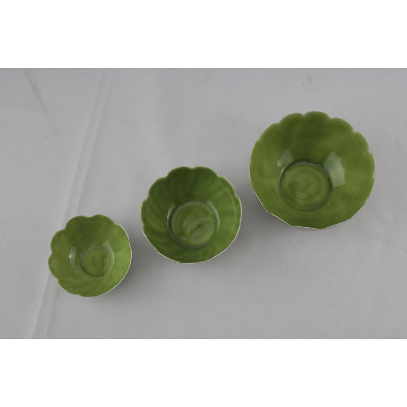 Afbeelding laden in galerijviewer, Mansion atmosphere loire votive waxinelichthouder groen set a 3
