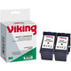 Inktcartridge vk hp c8767e nr339 zwart duopack