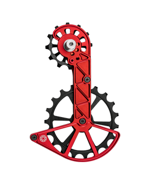 Kogel derailleurdeel kolossos oversized keramisch rood
