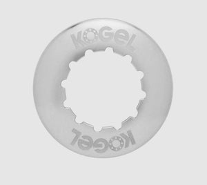 Kogel lockring centerlock compatibel rotor lockring internal grijs