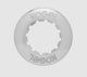 Kogel lockring centerlock compatibel rotor lockring internal grijs