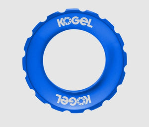 Kogel lockring centerlock compatibel rotor lockring external blauw