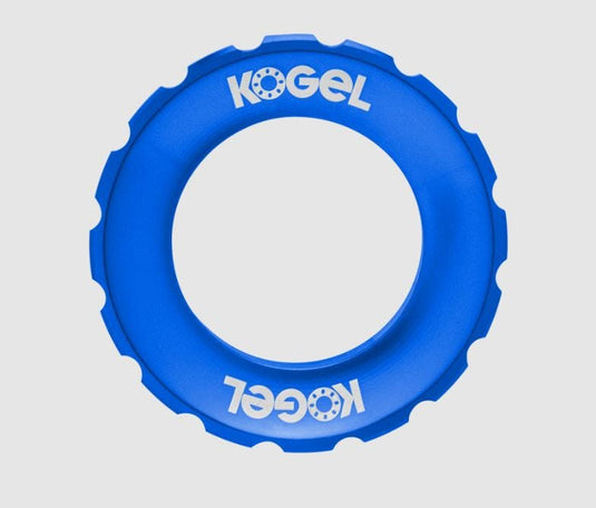 Kogel lockring centerlock compatibel rotor lockring external blauw