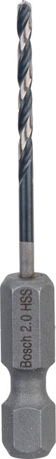 Bosch accessories 2608577045 metaal-spiraalboor 2 mm gezamenlijke lengte 60 mm din 338 1 stuk(s)