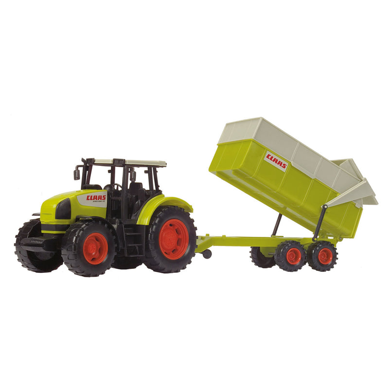Afbeelding laden in galerijviewer, Dickie toys claas - tractor aanhangwagen - 57 cm - speelgoedvoertuig
