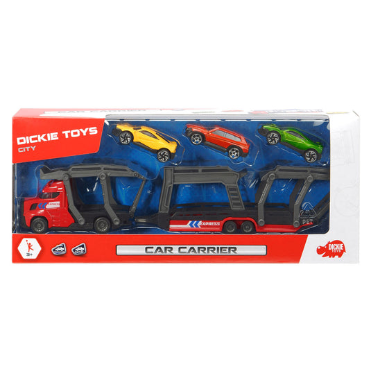 Dickie toys autotranssporter + 3 auto