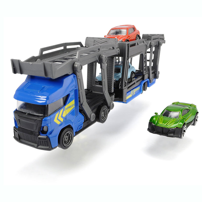 Load image into Gallery viewer, Dickie toys autotranssporter + 3 auto #039;s
