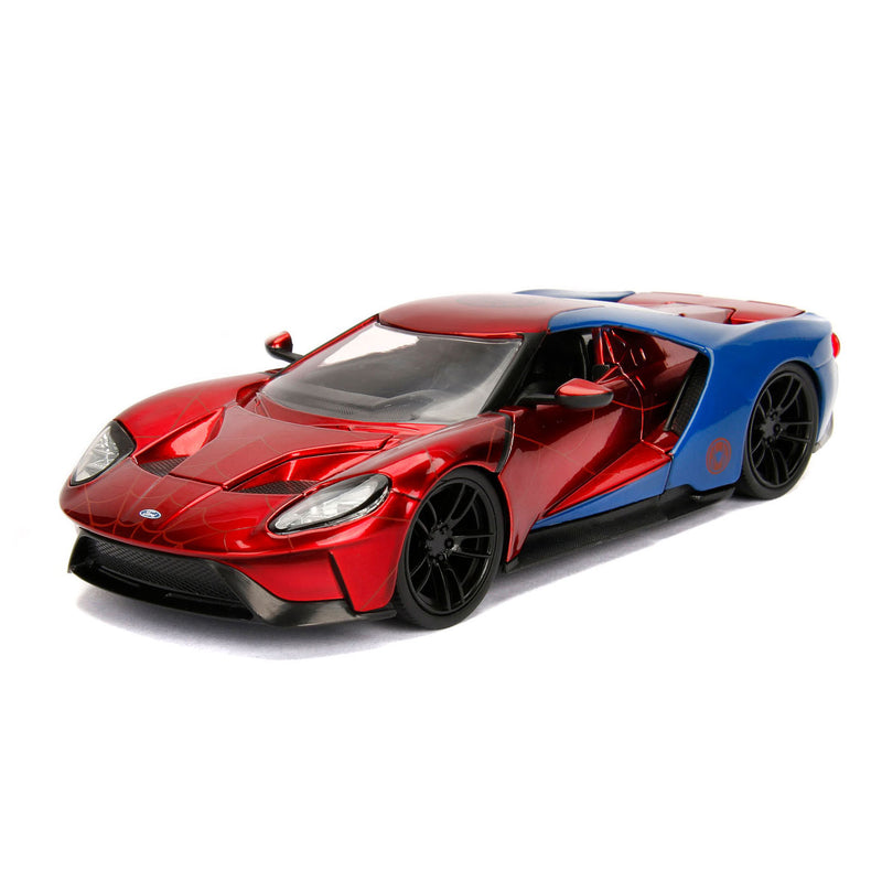 Load image into Gallery viewer, Jada Marvel Spiderman 2017 Ford GT 1:24
