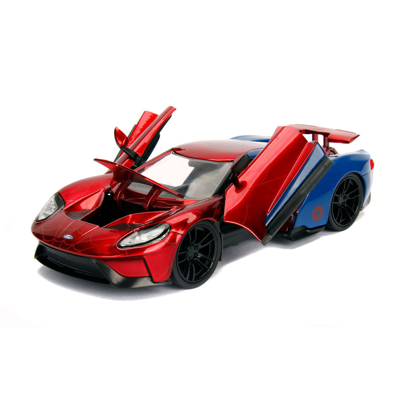 Load image into Gallery viewer, Jada Marvel Spiderman 2017 Ford GT 1:24
