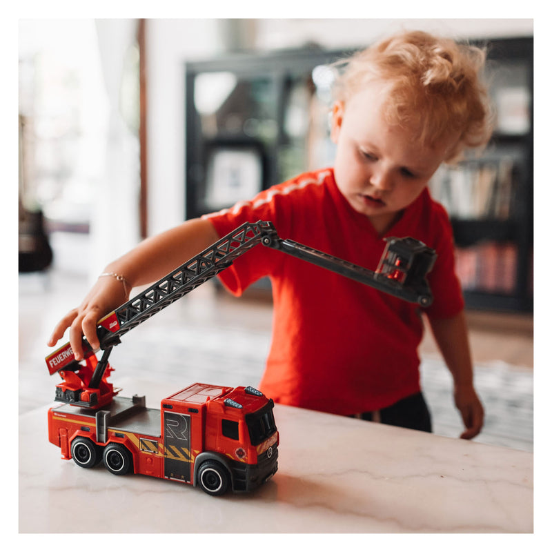 Load image into Gallery viewer, Dickie Brandweerwagen met Ladder
