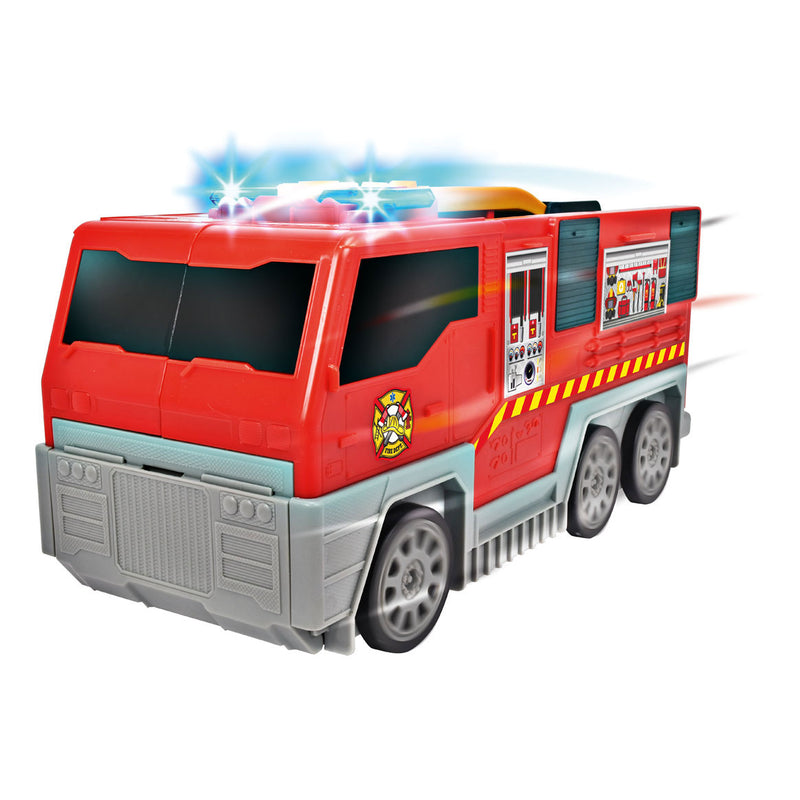 Load image into Gallery viewer, Dickie Uitklapbare Brandweerwagen en Garage Speelset
