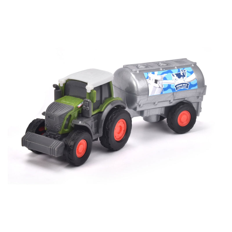 Load image into Gallery viewer, Dickie Fendt Micro Farmer Trekker met Melkwagen
