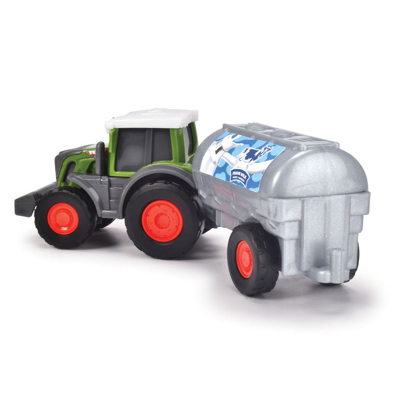 Load image into Gallery viewer, Dickie Fendt Micro Farmer Trekker met Melkwagen
