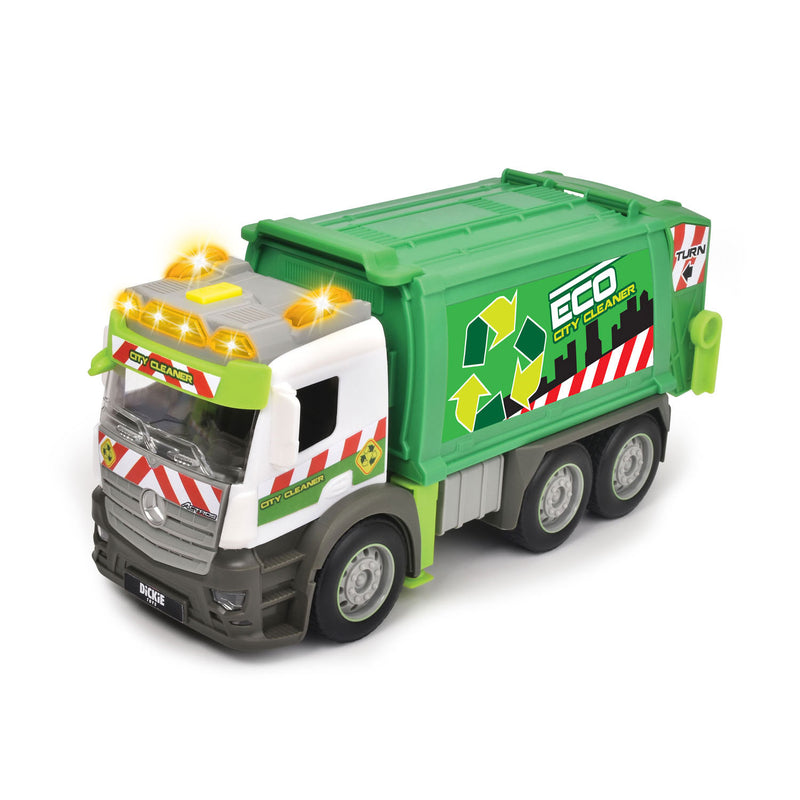Afbeelding laden in galerijviewer, Dickie toys action truck - vuilniswagen - 26 cm - licht en geluid - speelgoedvoertuig
