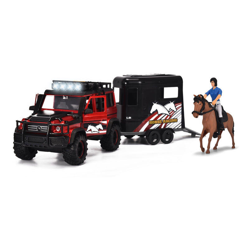 Load image into Gallery viewer, Dickie Jeep met Paardentrailer Speelset
