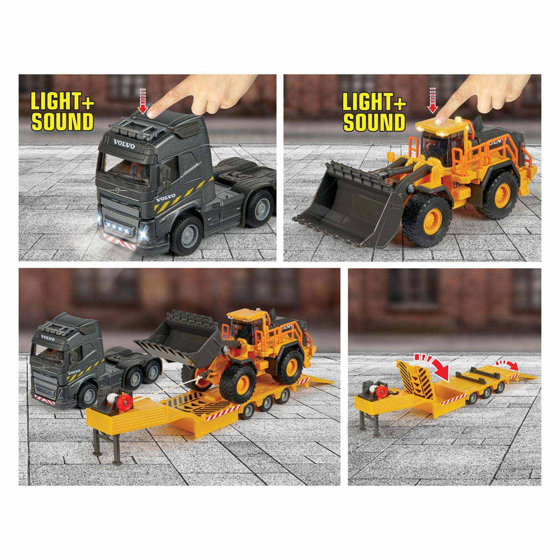 Load image into Gallery viewer, Majorette Volvo Vrachtwagen met Shovel
