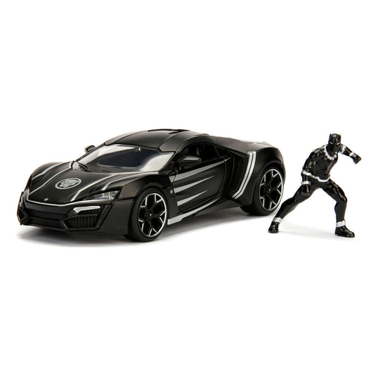 Jada toys jada die-cast avengers black panther met auto 1:24