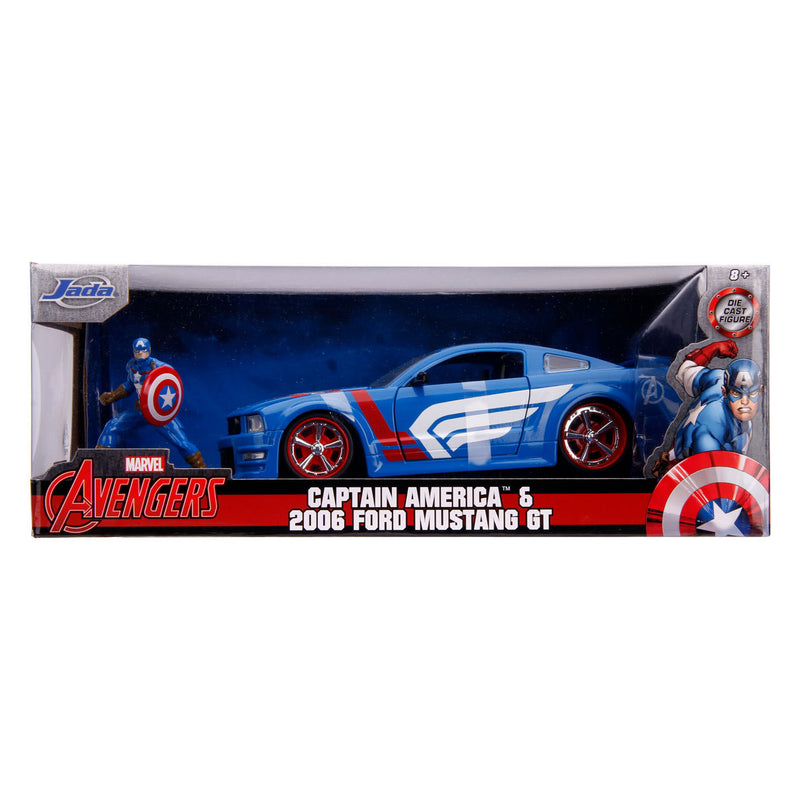 Load image into Gallery viewer, Jada Avengers Captain America met Auto 1:24
