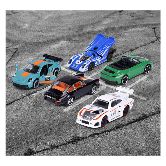 Majorette Porsche Motorsport Auto's Giftpack, 5st.