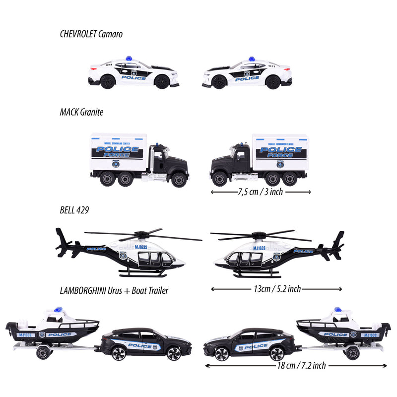 Load image into Gallery viewer, Majorette Police Force Auto's Giftpack, 4st.
